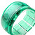  par armbånd utforming fremtidig blå LED armbåndsur - gul & grønn