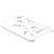  Cartoon Transparent Edge Protective PVC Case Cover for iPhone 3G/3GS (White)