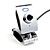  novidade hdv mini webcam + microfone (prata)