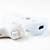  fjernstyret MotionPlus og Nunchuk Controller med cover til Wii (hvid)