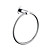  Chrome Finish Solid Brass Wall Mount Round Towel Ring