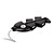  Fischgräte 4-Port USB 2.0 Hub (schwarz)