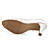  FELECIA - Peeptoe Hochzeit Pfennigabsatz Satin