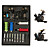  4 Cast Iron Tattoo Gun Kit for Lining and Shading (40 8ml Colors Included)