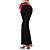  yogayf-japonés tejido de rayón negro gimnasio Sports Active pantalones mujer pantalones de yoga físico