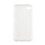  caso gel de sílica protetora transparente para iphone4g (branco)