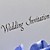  Elegant Embossed Wedding Invitation With Oval Cutout/Bow (Set of 50)