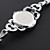  femmes à la mode de montre bracelet à quartz pc avec une bande en alliage d'argent