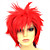  Capless Short Hign-temperature Resistance Red Costume Party Wig