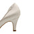  FELECIA - Peeptoe Hochzeit Pfennigabsatz Satin