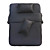  200 Thread Count Cotton Mini-Twin/Full/Queen-size Duvet Cover Set (Black)