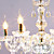  Elegant Crystal Chandelier with 6 Lights