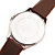  Chrysanthemum Design Quartz Wrist Watch For Men Women(Brown)