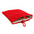  Trendy Cell Phone Vertical Velvet Bag Red (4.3 inch Wide)