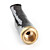  20g Black Colored Sea Coral / Wu Liu Healthy Cigarette Pipe with Unique Pattern