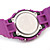  imperméable à l'eau seule montre sportive arrêter le mouvement numérique avec éclairage de nuit - violet