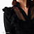  ts blusa de gasa y encaje superior