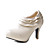  gamuza cono botines talón con volantes zapatos de fiesta / noche, más colores disponibles