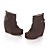  Wildleder Keilabsatz Stiefeletten mit Quaste Flitterwochen Schuhe