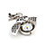  Stainless Steel Pocket Watch with Keychain