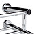  gepolijst chroom massief messing 25-inch badkamer plank met handdoekhouder