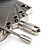  Stainless Steel Poker Card Keychain