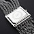  mouvement des femmes en argent pc bande blanche bracelet de montre cadran avec diamant décoration czechic