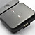  Mini Universal Solar Battery Charger for iPhone/iPod/Android Phone and USB Devices - Black