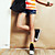  paillettes nier shorts