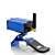  2.4ghz câmara web sem fio elegante design com microfone embutido para vídeo chat