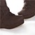  Wildleder Keilabsatz Stiefeletten mit Quaste Flitterwochen Schuhe