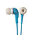  elegante, di alta qualità auricolari, cavo di 1,2 m, 3,5 mm (blu)