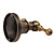  antikk messing veggmontert Robe krok (1018-J-29-2)