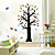  farverige træ wall stickers (1985-P10)