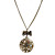  35mm*35mm Colourful Acrylic Alloy Necklace