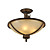  Elegant Semi Flush Mount in Warm Light