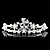  legering med cubic zirconia brude tiara