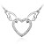  crystal angel hart ketting