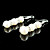  Fresh Water Pearl/ Crystal Wedding Bridal Jewelry Set Including Necklace Bracelet And Earrings