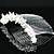 liga lindo com cúbicos de zircônia casamento tiara