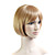  Capless Bob Style 100% Japanese Kanekalon Fiber Golden Straight Hair Wig