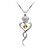  Crystal Elegant knot Necklace