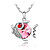  Fish Design Crystal Necklace