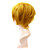  Capless Short Straight Synthetic Golden Party Hair Wig