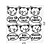 Kids Cartoon Decoration Wall Stickers