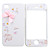 Etui Total pour iPhone 4/4S (Avant et Arrière) - Ruban Rose & Oiseau Mignon