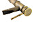  Antique Brass Finish Bathroom Sink Faucet - Bamboo Shape Design