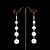  Imitation Pearls With Alloy Plating Bridal Earrings