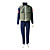  cosplay kostyme inspirert av naruto Konohagakure jonin uniform
