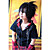 spunta rosso modello nero vestito lolita punk